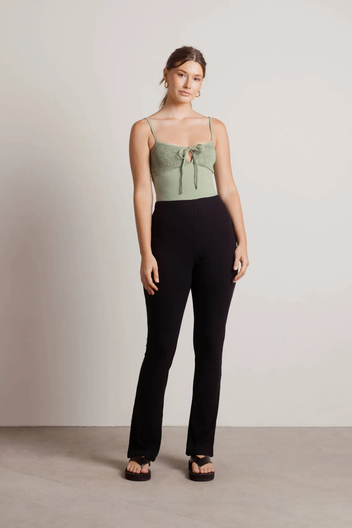 Tobi On My Radar Smocked Bodysuit -