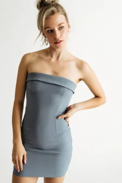Tobi On Point Strapless Bodycon Mini Dress -