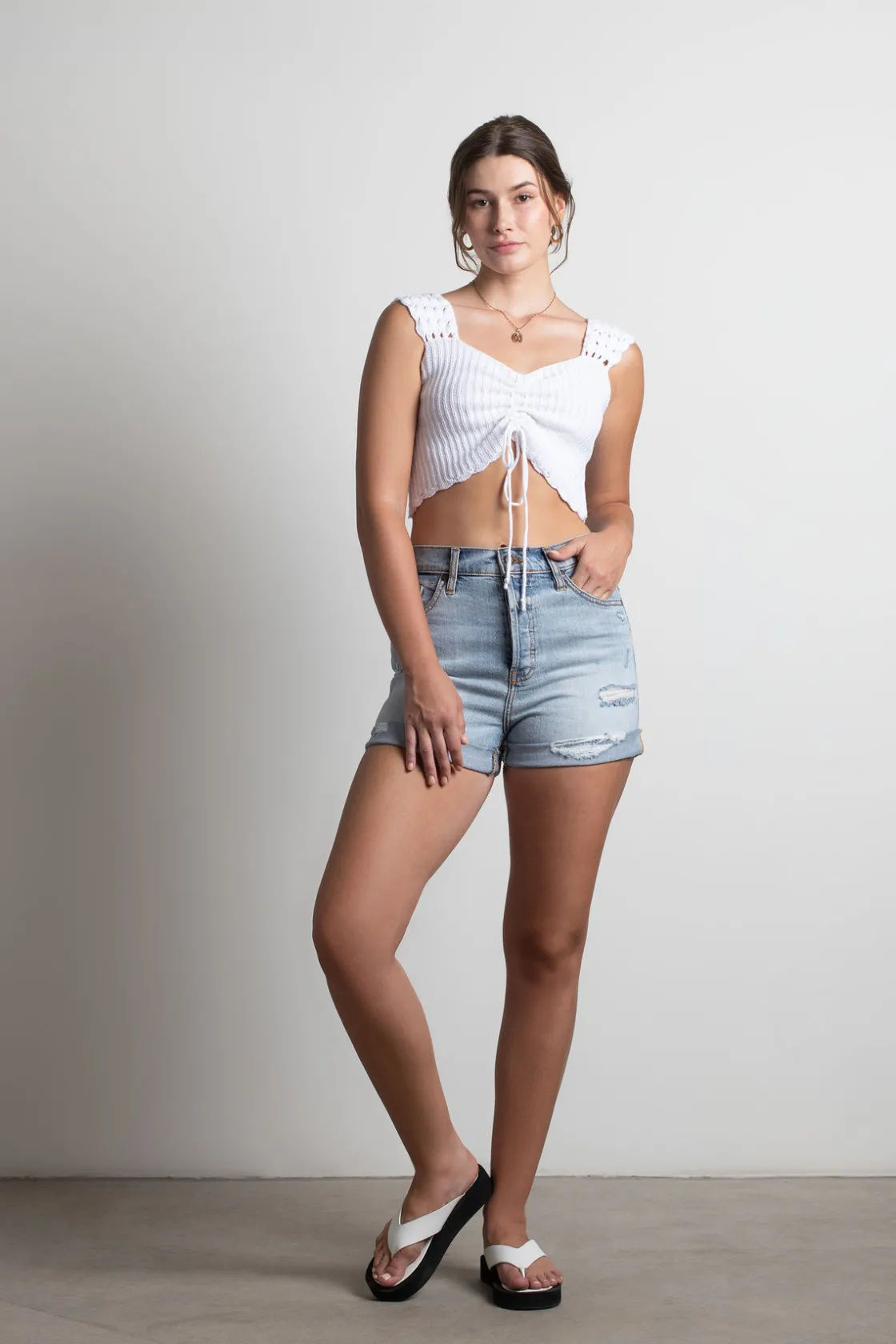 Tobi On The Hour Crop Top -