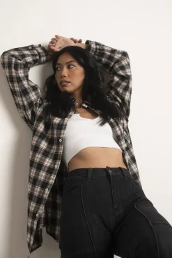 Tobi On The Way Plaid Shacket -