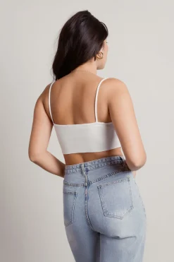 Tobi On Your Mind Crop Top - Blue