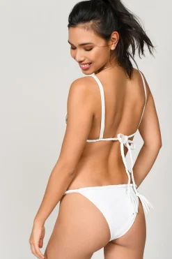 Tobi One And Only Braided Bikini Bottom - Light Blue