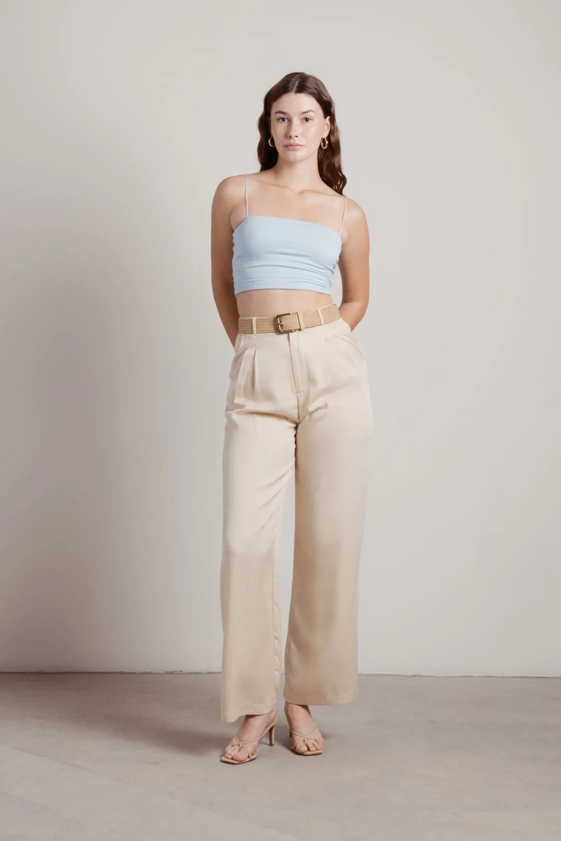 Tobi One At A Time Crop Top - Dark Teal