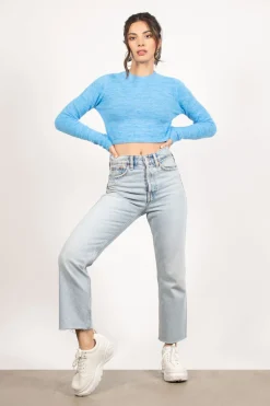 Tobi One Kiss Fuzzy Sweater - Pink