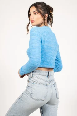 Tobi One Kiss Fuzzy Sweater - Pink