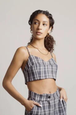 Tobi Only Want You Crop Top - Black Multi