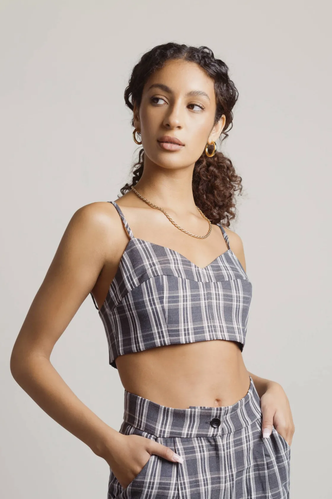 Tobi Only Want You Crop Top - Black Multi