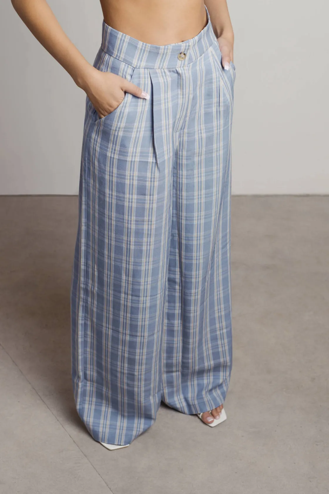 Tobi Only Want You Wide Leg Pants - Black Multi