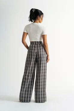 Tobi Only Want You Wide Leg Pants - Black Multi