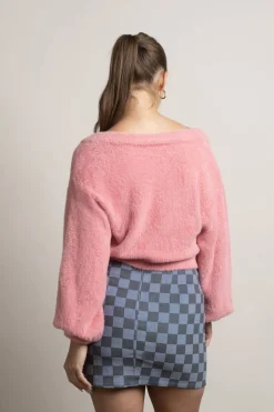 Tobi Onto You Sweater Cardigan - Green