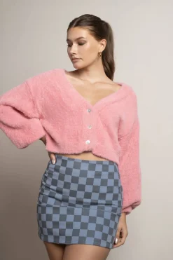 Tobi Onto You Sweater Cardigan - Green