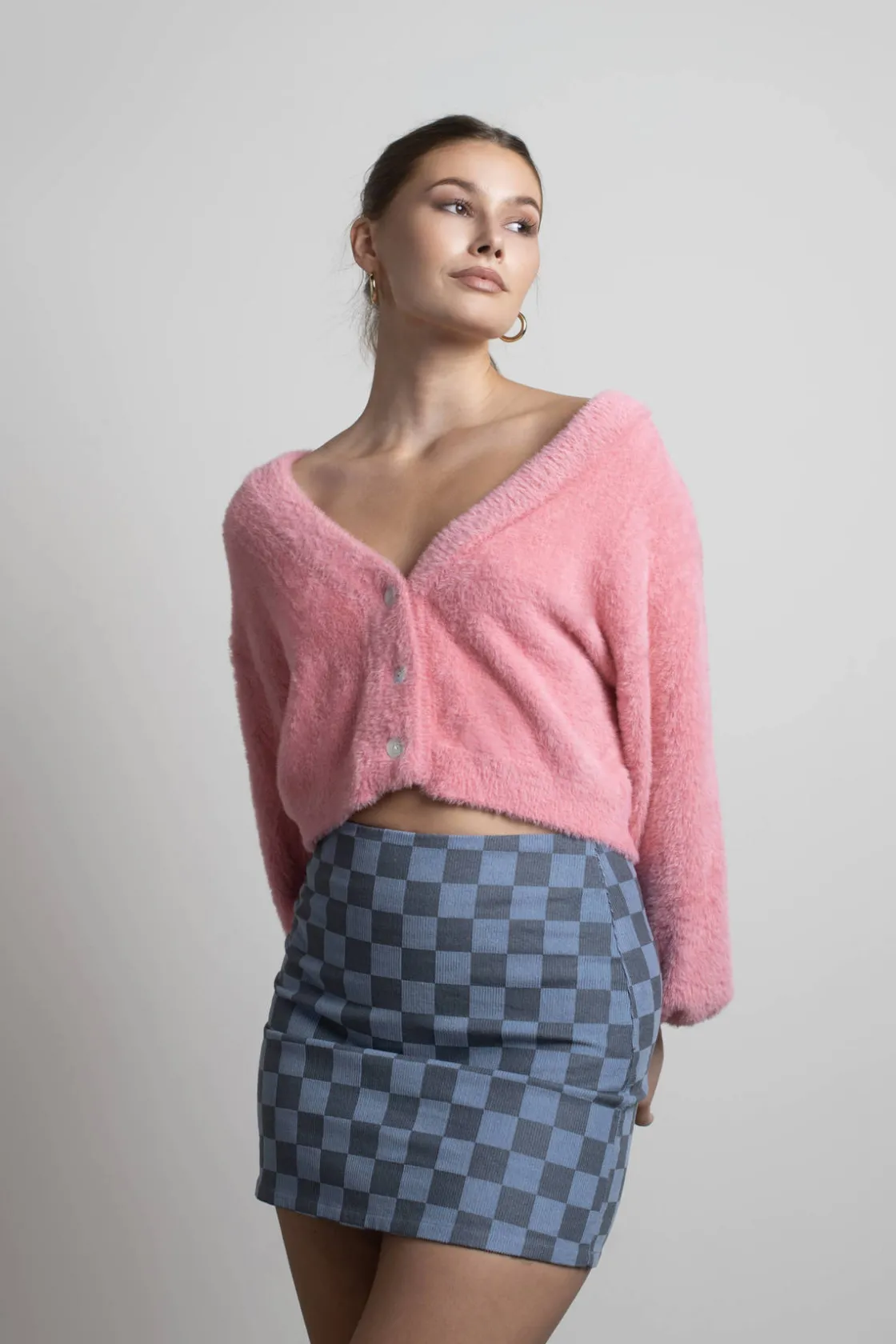 Tobi Onto You Sweater Cardigan - Green