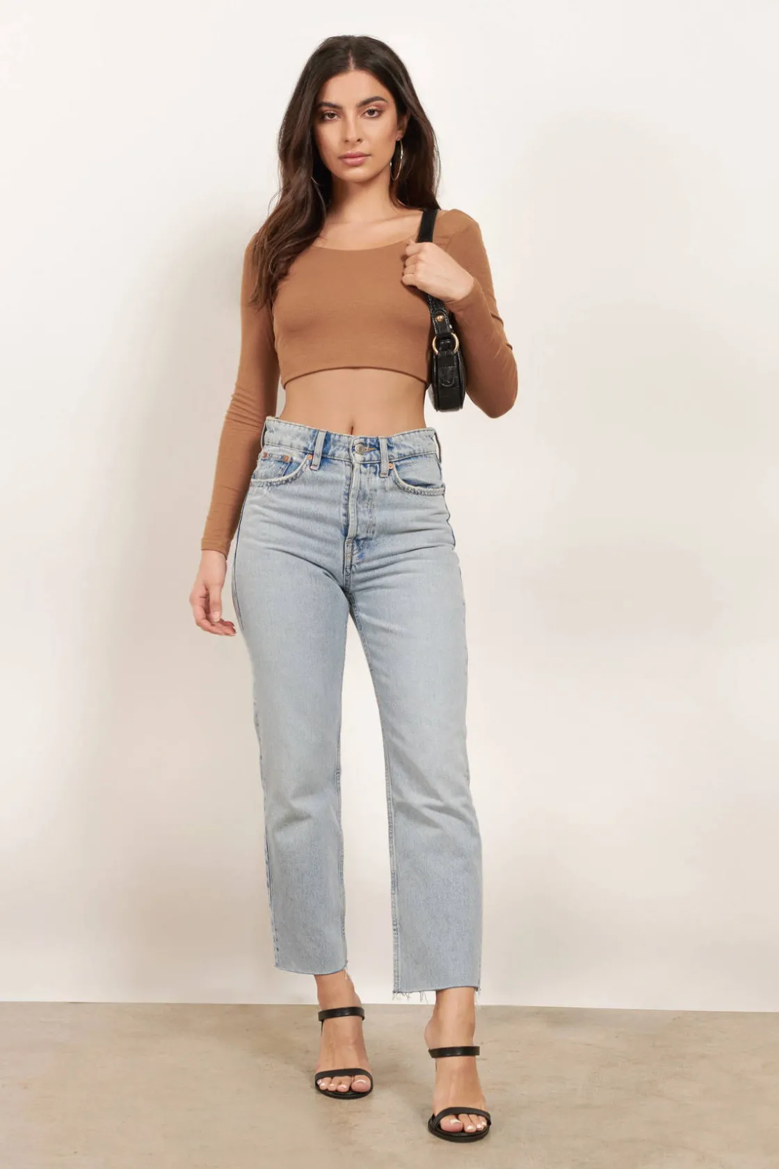 Tobi Open Ended Crop Top -