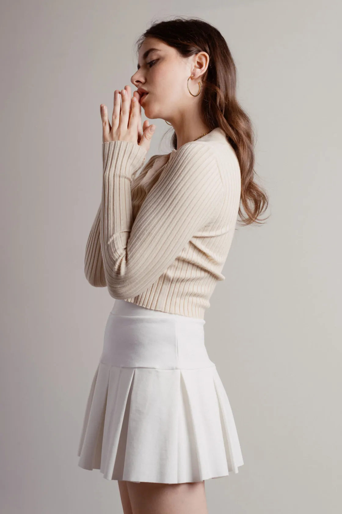 Tobi Osaka Tennis Mini Skirt - Black