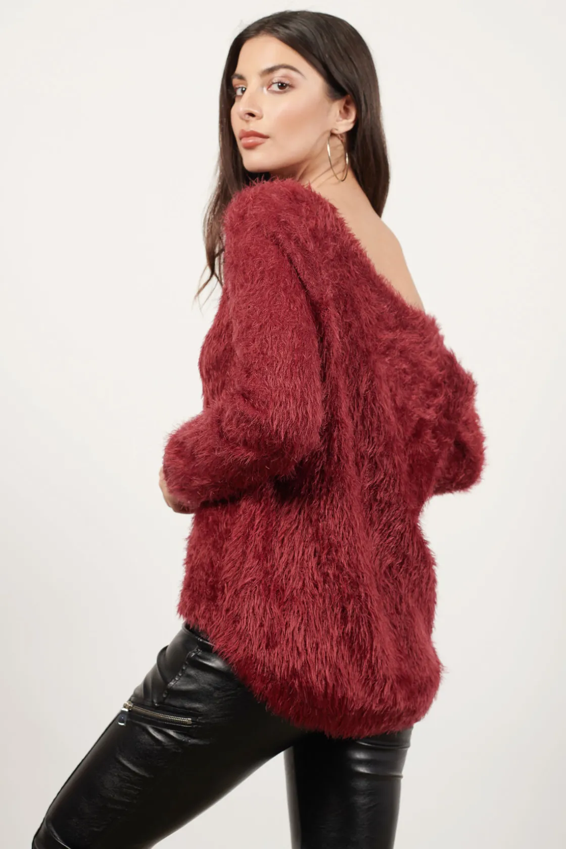 Tobi Out On The Town Fuzzy Sweater -