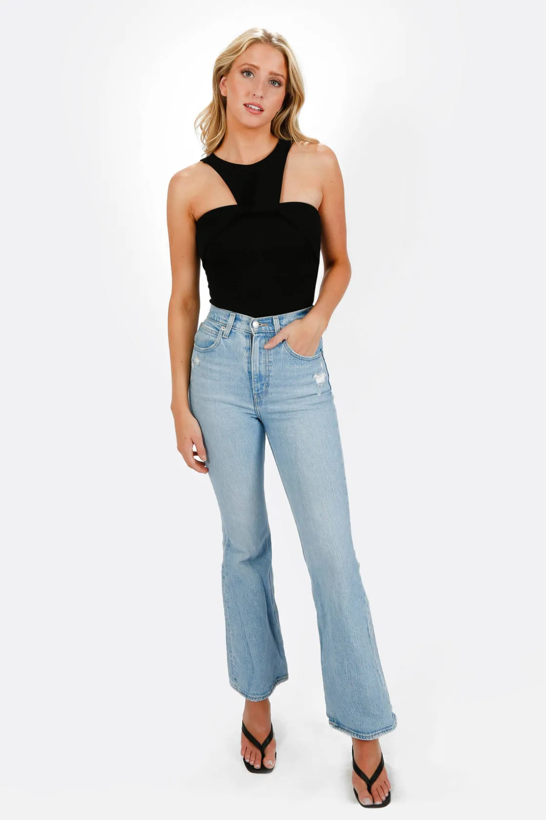 Tobi Paislee Twist Front Bodysuit -