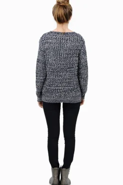Tobi Paula Knit Sweater - Navy