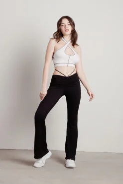 Tobi Peak Crop Top - Off White