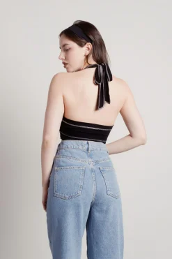 Tobi Peak Crop Top - Off White