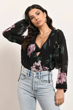 Tobi Perfect Day Out Floral Blouse -