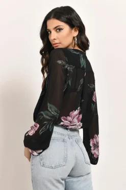 Tobi Perfect Day Out Floral Blouse -