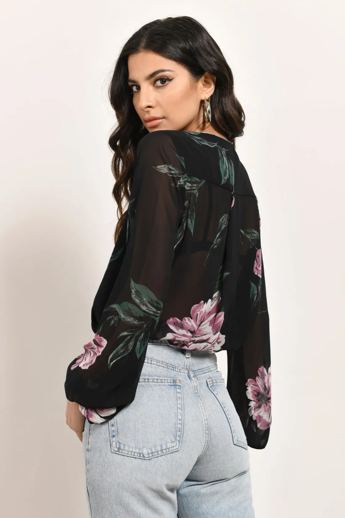 Tobi Perfect Day Out Floral Blouse -