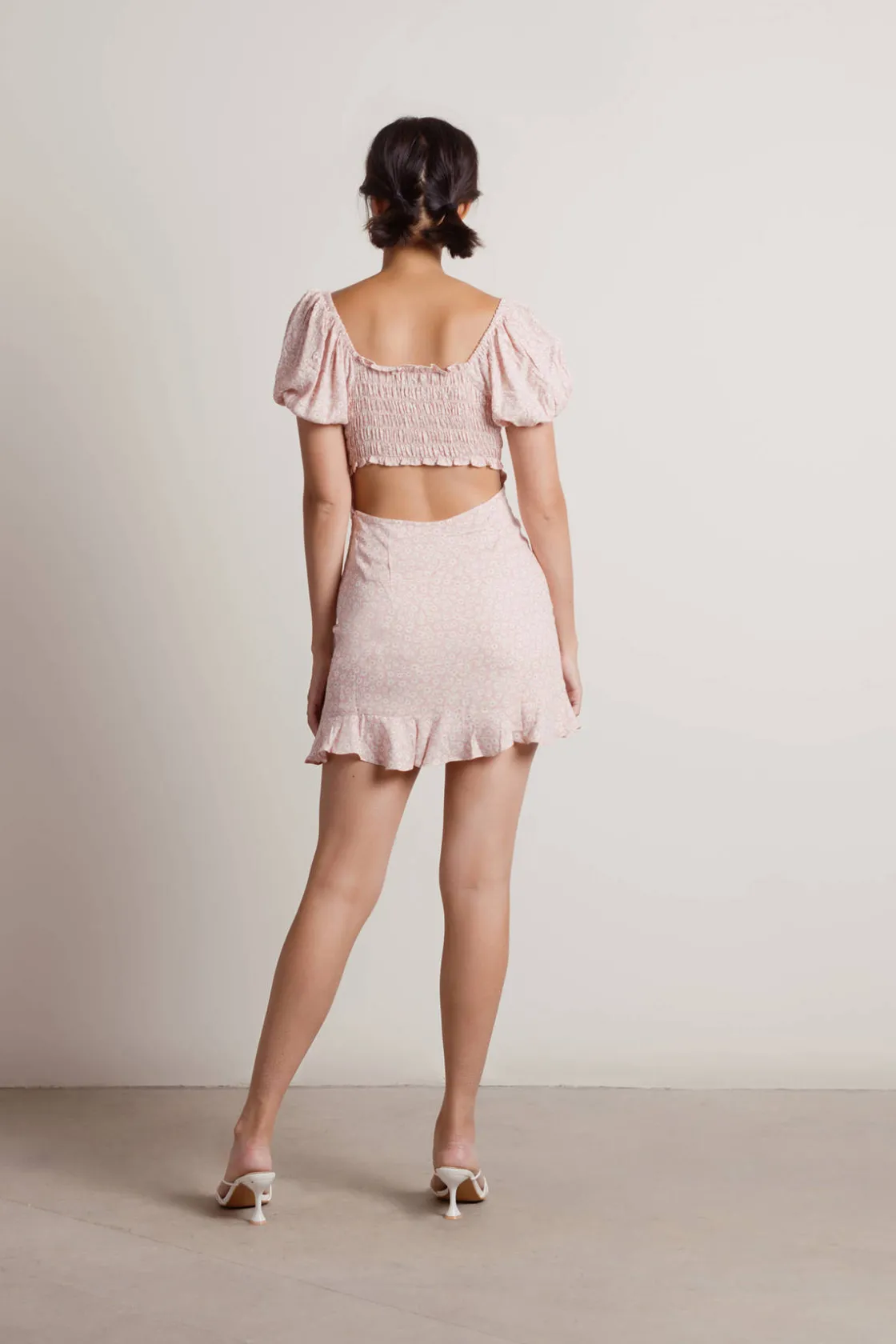 Tobi Perfect World Floral Babydoll Mini Dress -