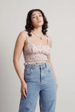 Tobi Pia Crop Top - Ivory