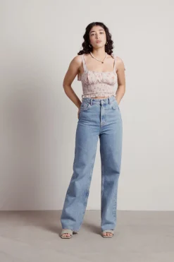 Tobi Pia Crop Top - Ivory