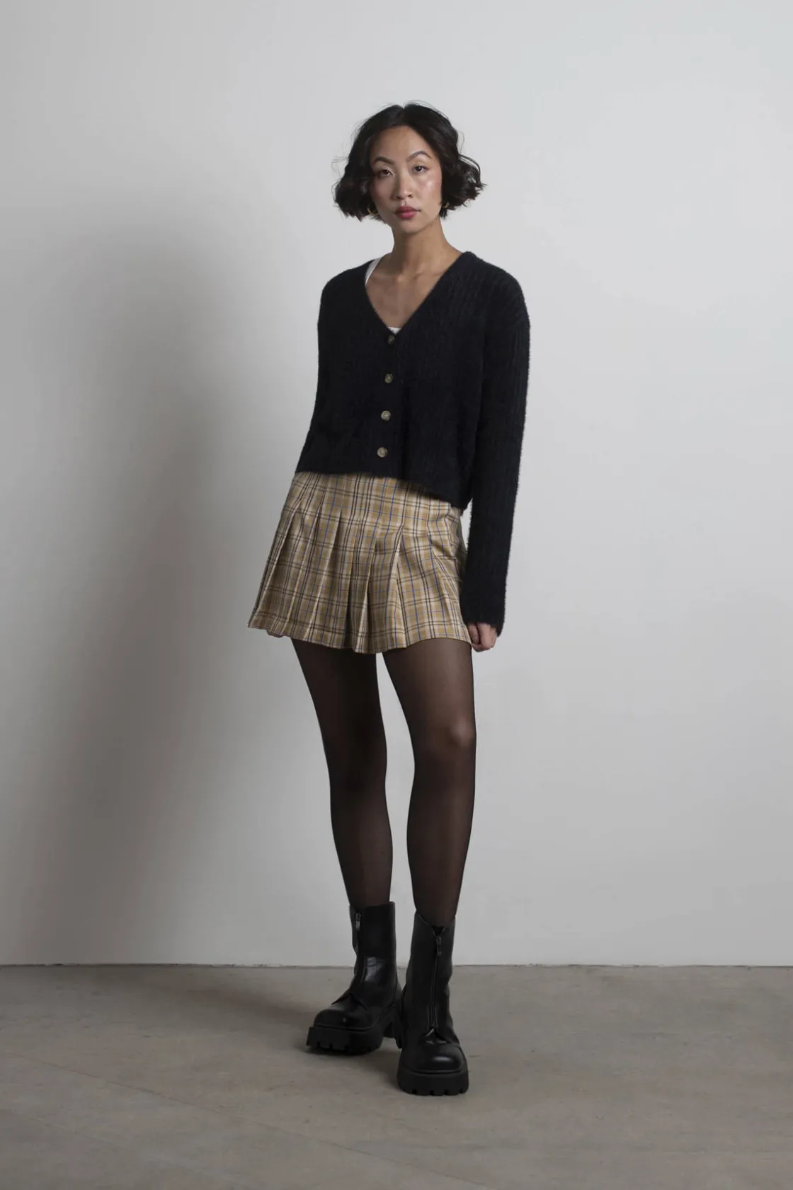 Tobi Pieper Sweater Cardigan - Ivory