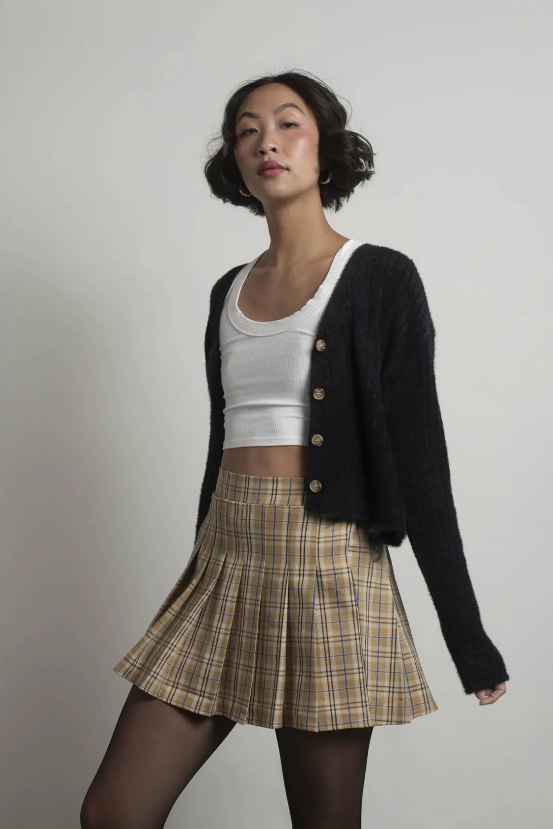 Tobi Pieper Sweater Cardigan - Ivory