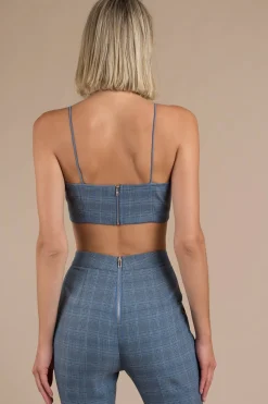 Tobi Plaid All Around Crop Top -