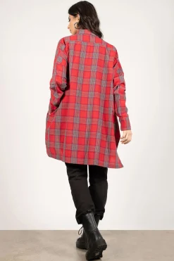 Tobi Plaid To The Bone Button Up Top -
