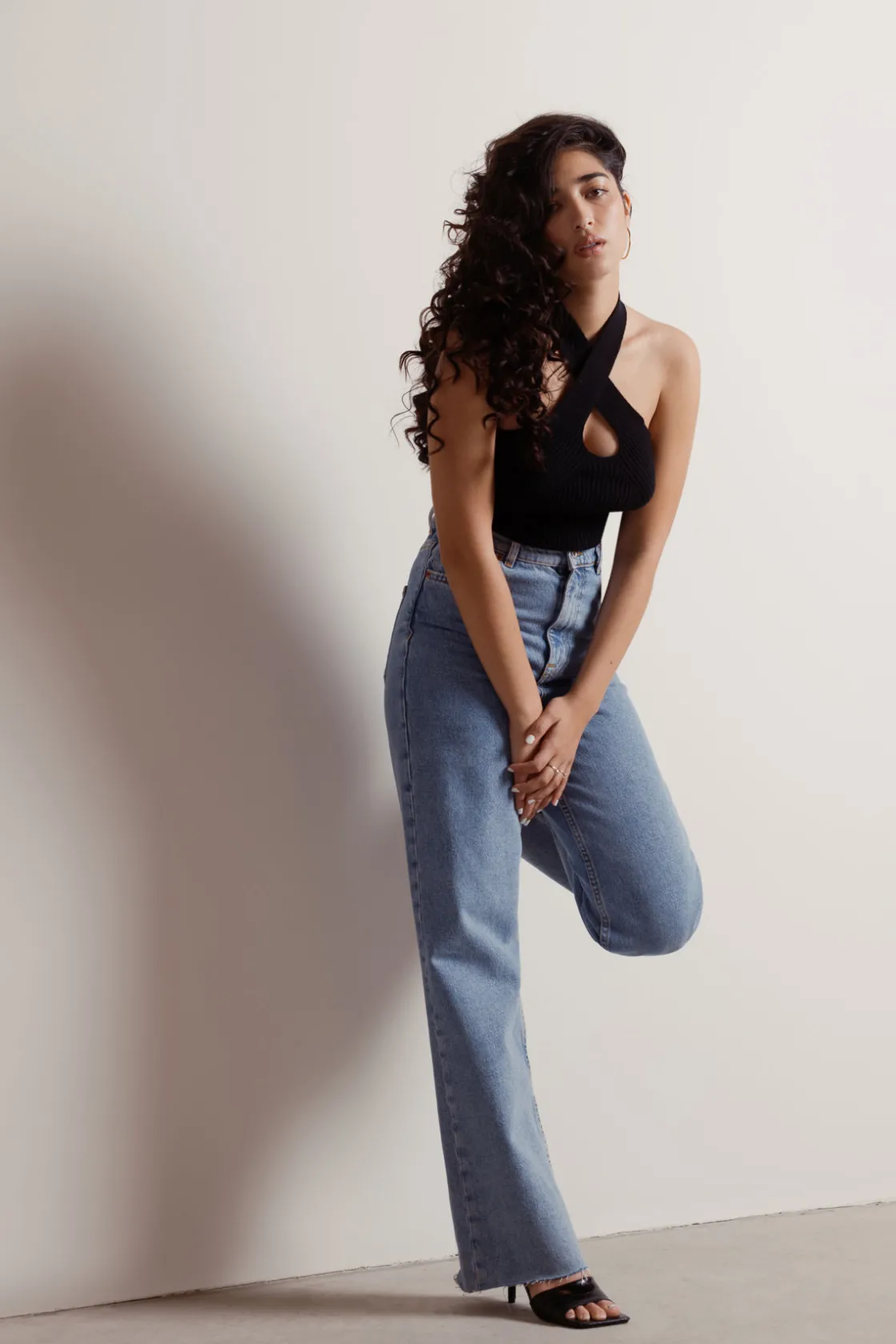 Tobi Polly Crop Top - Green