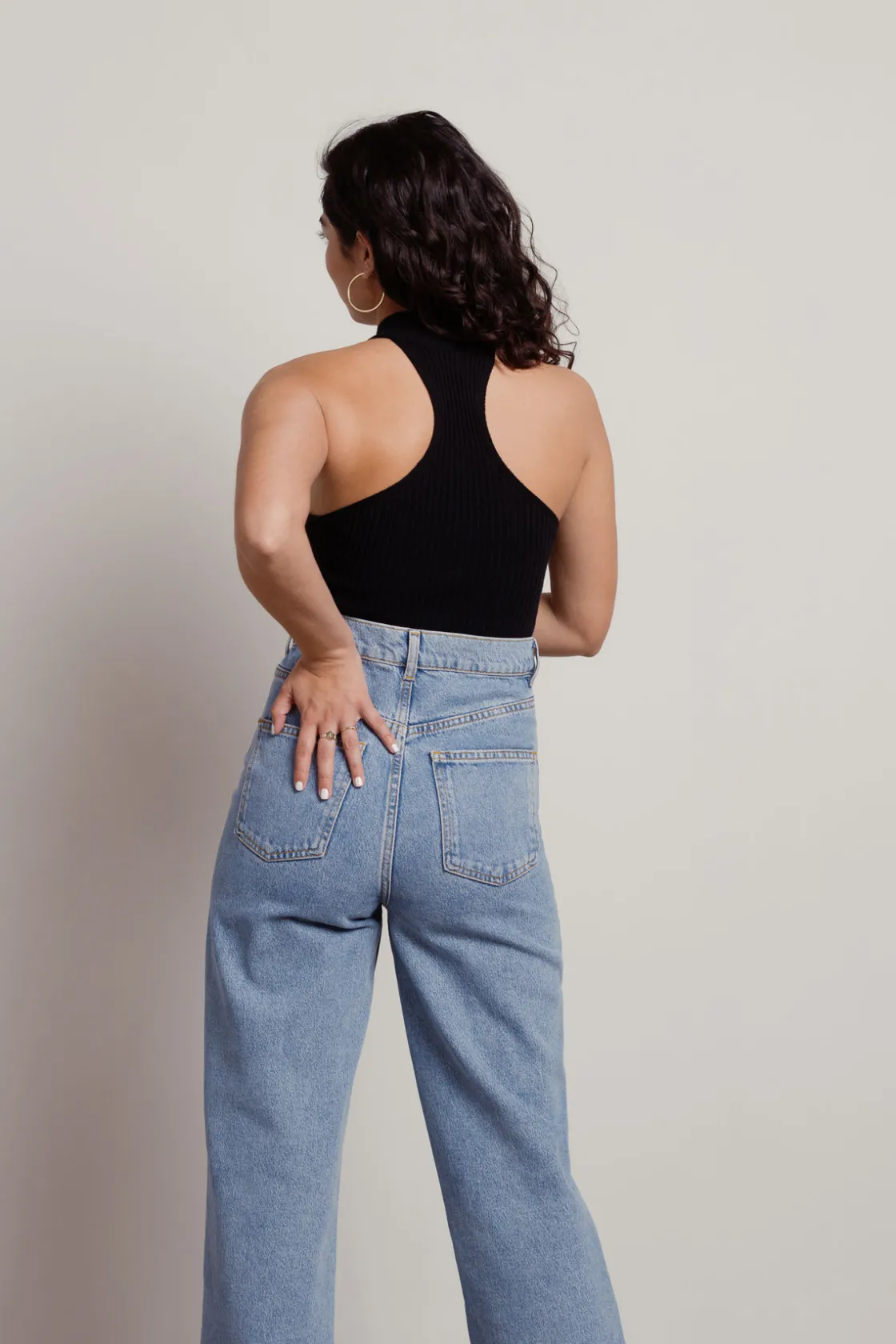 Tobi Polly Crop Top - Green