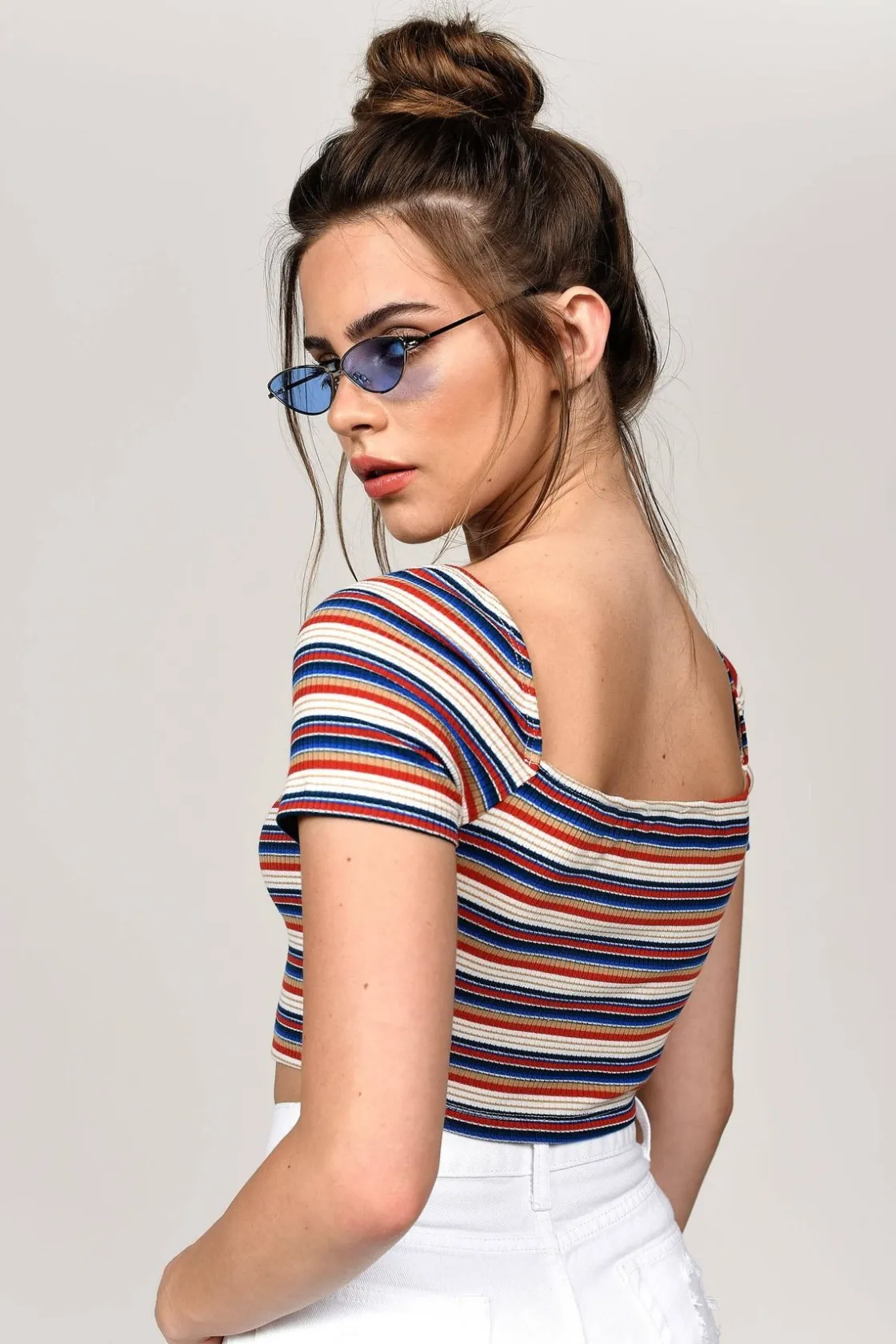 Tobi Pretty Illusion Crop Top -