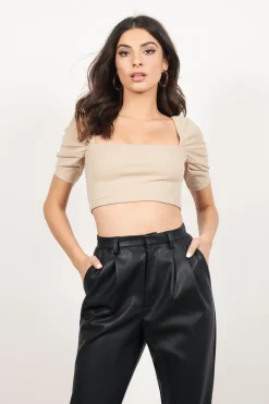 Tobi Pretty Lies Crop Top -