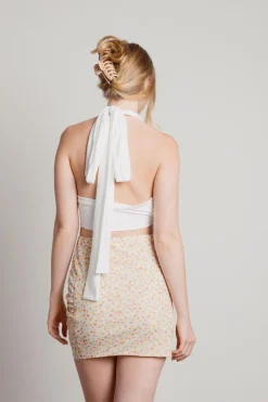 Tobi Pure Poetry Surplice Mini Skirt -