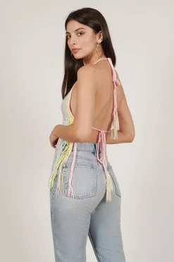 Tobi Purity Ring Crochet Top -