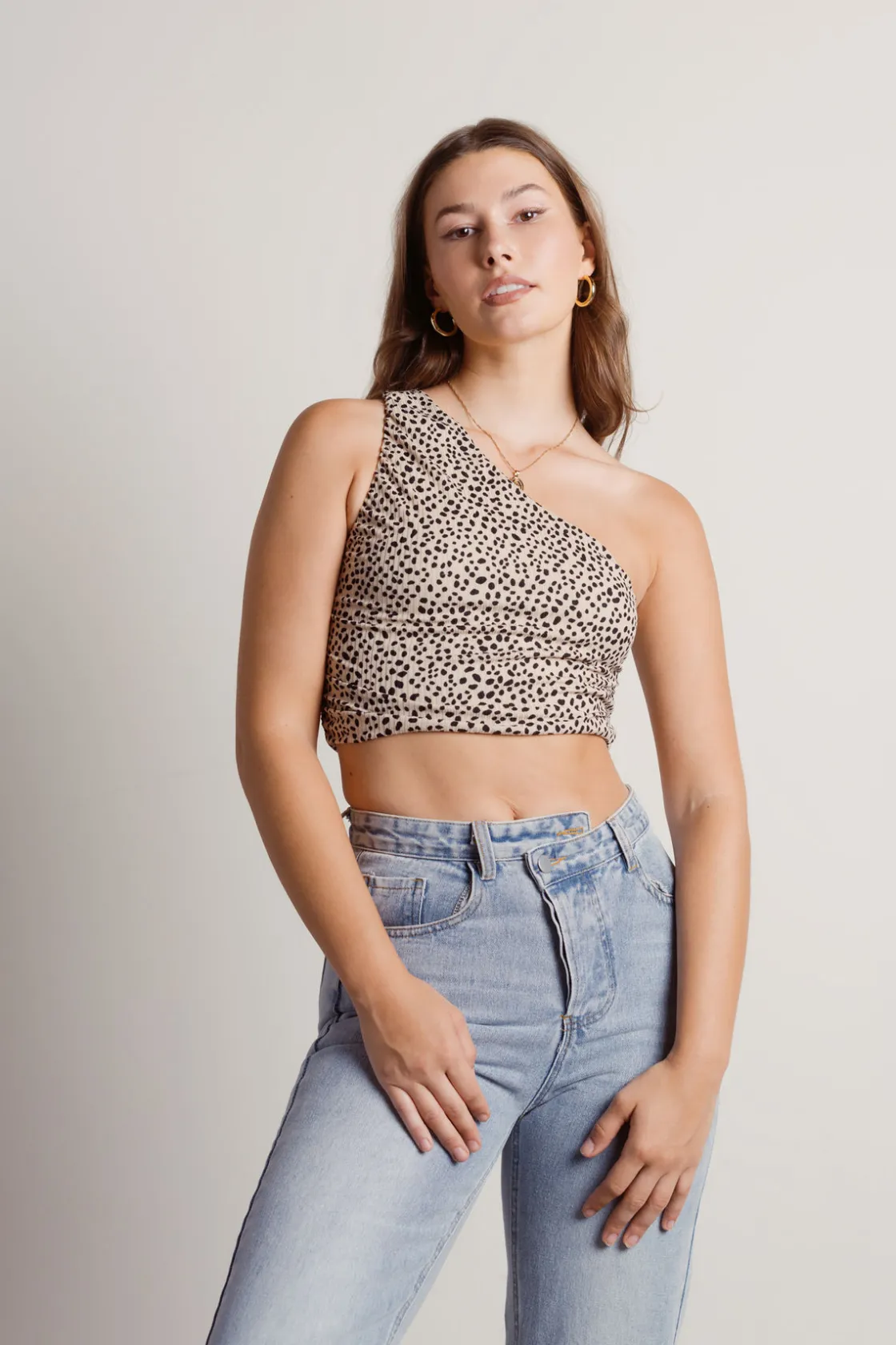 Tobi Purr Like A Cheetah Crop Top -