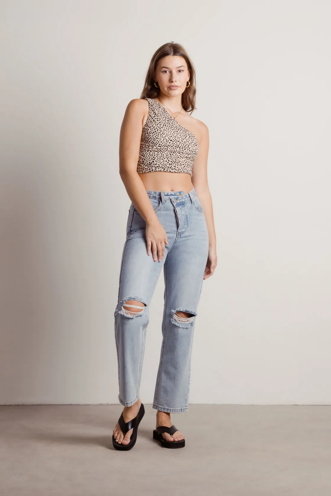 Tobi Purr Like A Cheetah Crop Top -