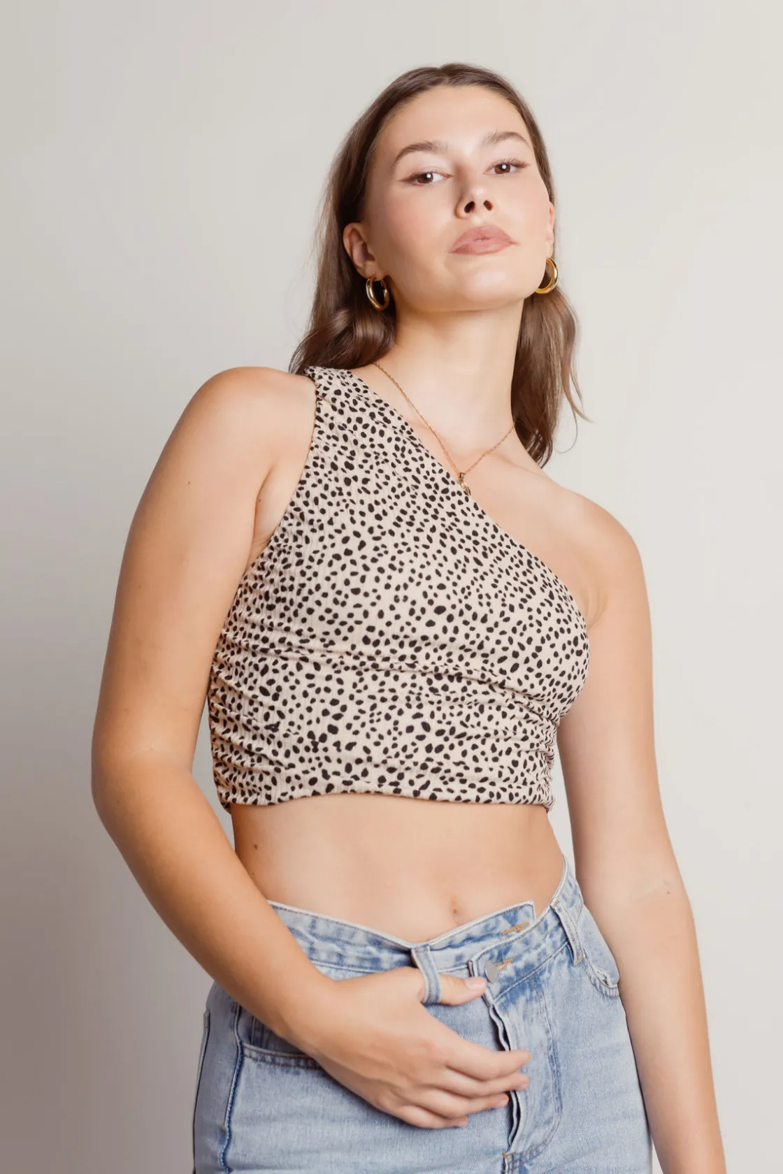 Tobi Purr Like A Cheetah Crop Top -