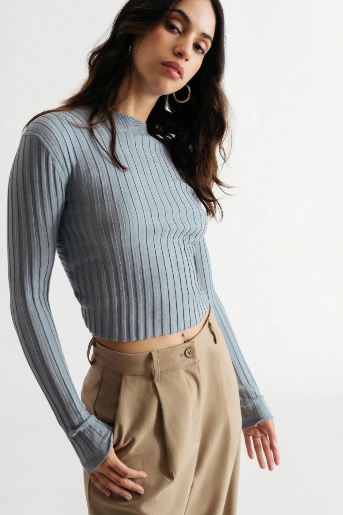 Tobi Ralph Crop Top - Black