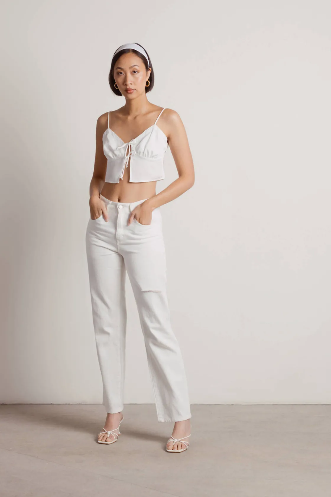 Tobi Real One Crop Top -