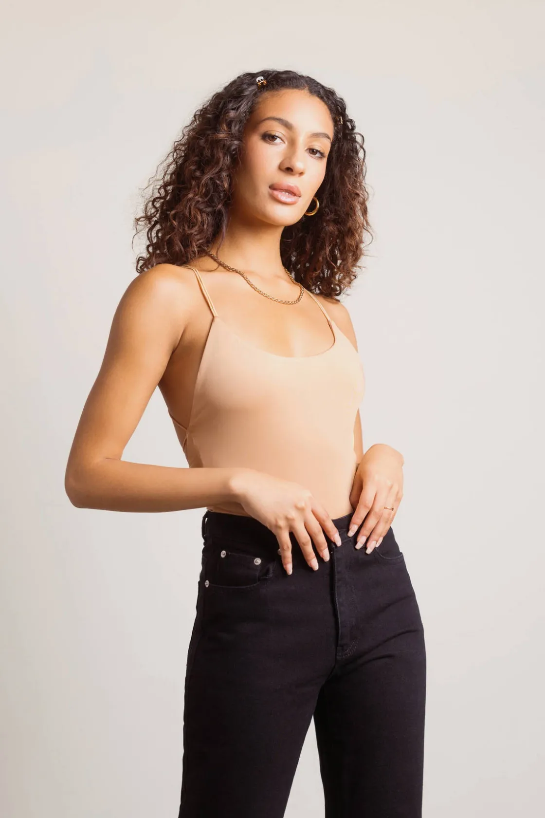 Tobi Real Quick Open Back Bodysuit -