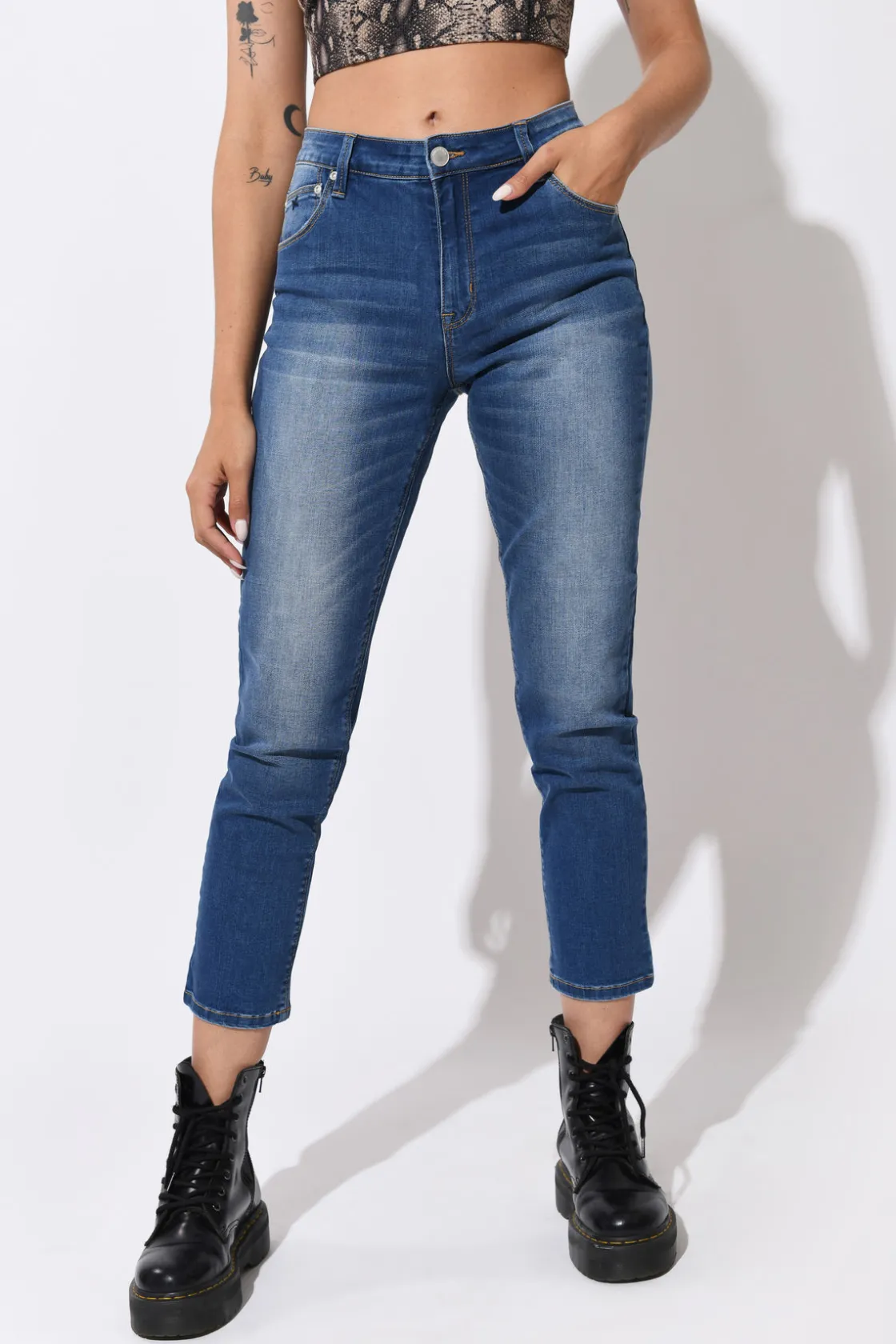 Tobi RES Denim Sia Girlfriend Jeans -