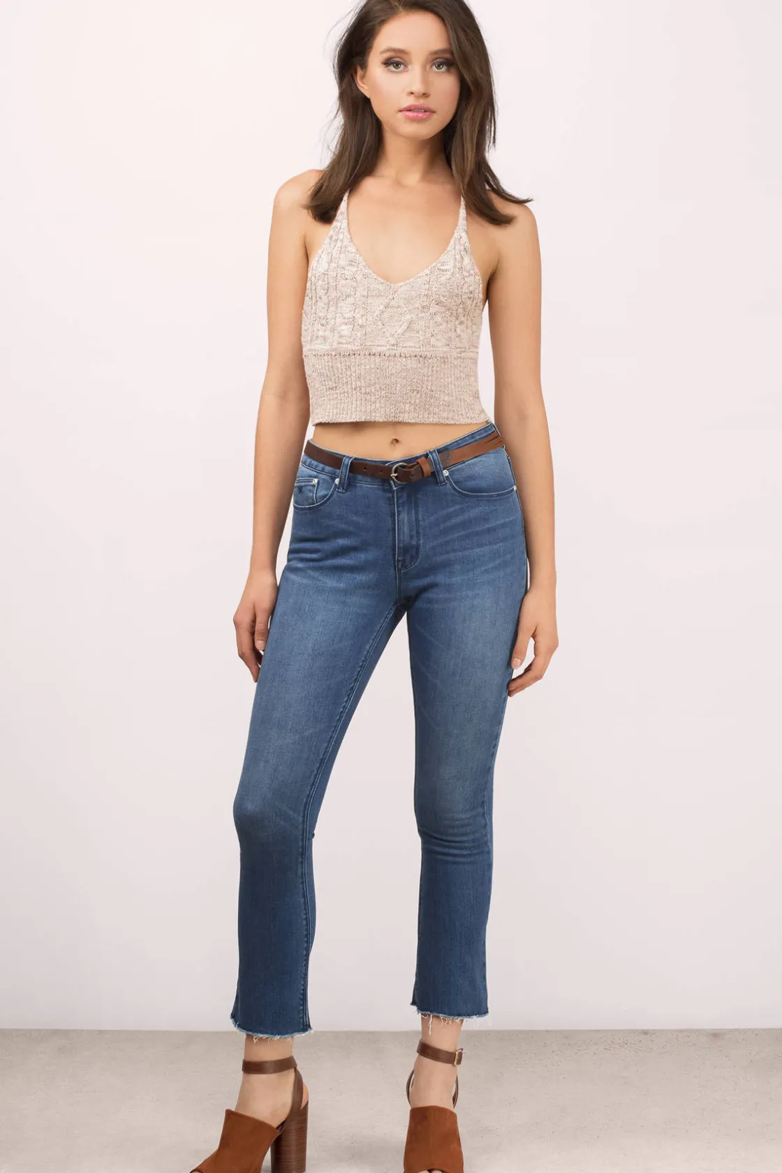 Tobi RES Denim Those Days Cropped Pants -