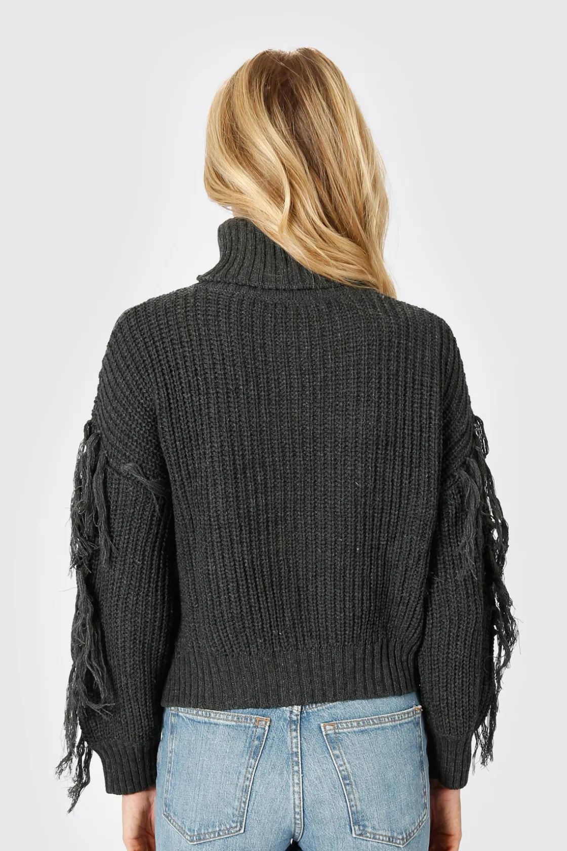 Tobi Return To Sender Cropped Sweater - Wine