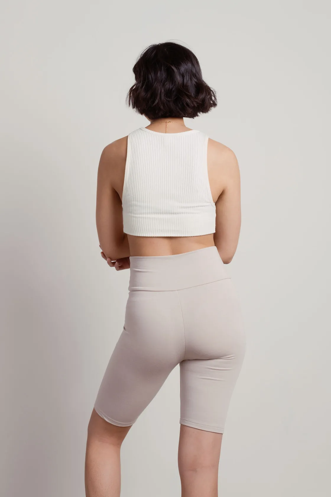 Tobi Ride Around Knit Biker Shorts -