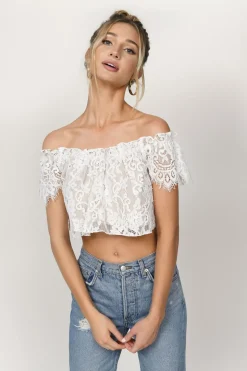 Tobi Riley Crop Top - Red